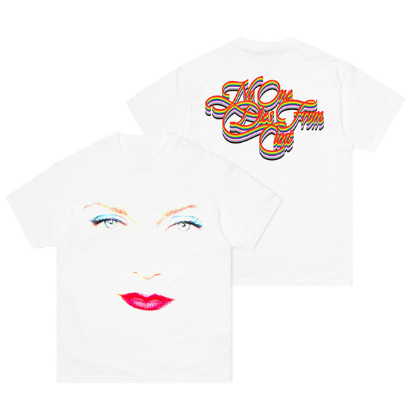 No One Dies From Cunt White Tee
