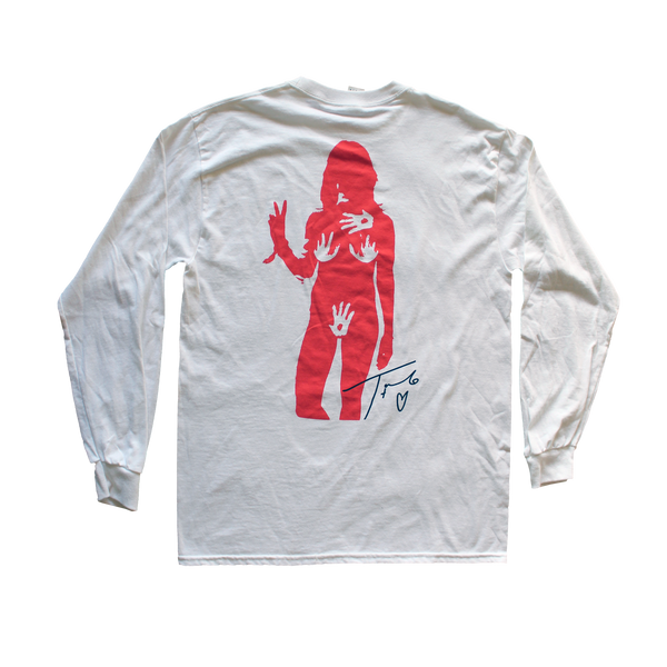 Handy White Longsleeve Tee